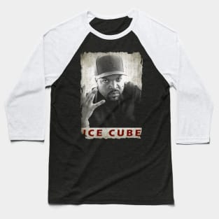 Vintage Portrait of Ice Cube Baseball T-Shirt